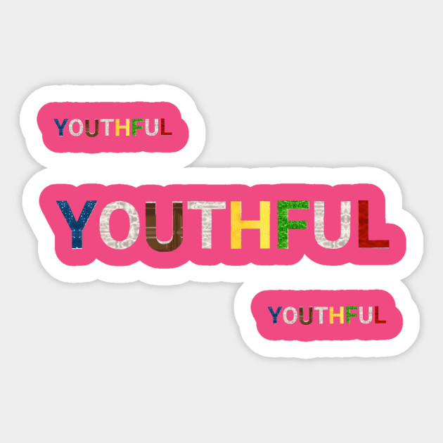 youthful beautyful text art Design Sticker by Dilhani